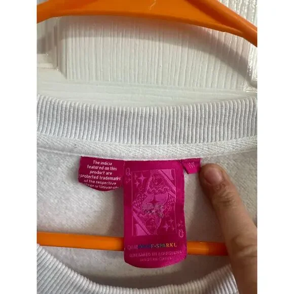 Queen of Sparkles Tennessee Vols Baseball Crewneck Sz M - Light Fade on Helmet - Picture 8 of 11